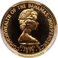 Bahamas. 50 Dollars, 1975 PCGS MS68