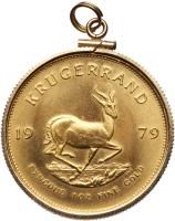 South Africa. Kruggerand with Bezel, 1979 Choice About Unc - 2