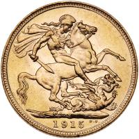 Australia. Sovereign, 1915-S (Sydney) Brilliant Unc - 2