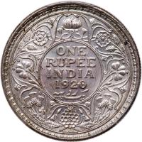 India-British. Rupee, 1920 (C) PCGS MS63 - 2