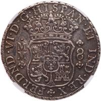 Mexico. 8 Reales, 1756-Mo MM NGC EF - 2