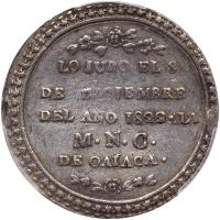 Mexico. Silver Proclamation Medal, 1822 (Oaxaca) PCGS EF45 - 2