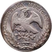 Mexico. 8 Reales, 1877/6-Ga JA PCGS MS63 - 2