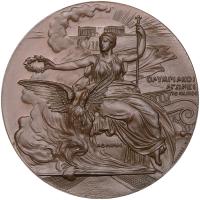 Worldwide. Greece. Olympic Games Participant's Bronze Medal, 1896 PCGS Specimen