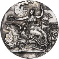 Worldwide. Greece. Olympic Games Athens Participant's Silver Medal, 1906 PCGS Ab