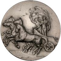 Worldwide. Sweden. Olympic Games Stockholm White Medal Participants Medal, 1912