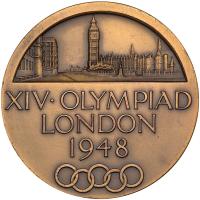 Worldwide. Great Britain. London Olympic Games Participant Medal, 1948 PCGS Spec - 2