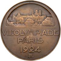 Worldwide. France. Paris Olympic Games Participation Medal, 1924 PCGS Specimen - 2
