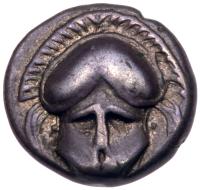 Thrace, Mesambria. Silver Diobol (1.33 g), 4th century BC EF