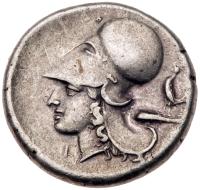 Corinthia, Corinth. Stater (8.52 g), ca. 375-350 BC VF - 2