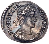 Julian II. Silver Siliqua (2.12 g), AD 360-363 EF