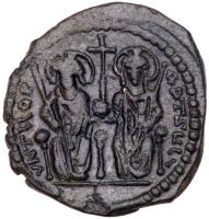 Justin II. Ã Follis (14.13 g), 565-578 EF
