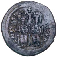 Justin II. Ã Follis (13.54 g), 565-578 EF