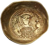 Michael VII Ducas. Electrum Histamenon Nomisma (4.38 g), 1071-1078 EF - 2