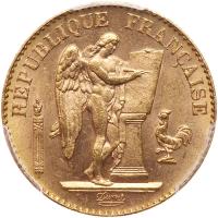 France. 20 Francs, 1898-A PCGS MS64