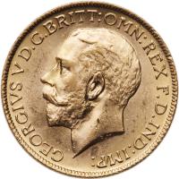 Great Britain. Sovereign, 1925 Choice Brilliant Unc