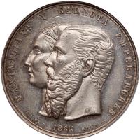 Mexico. Silver Medal, 1865 PCGS AU55