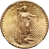 1927 $20 St. Gaudens NGC MS64