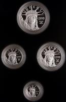 1999-W 4-Piece Set of Gem Proof American Eagle Platinum Coins