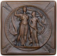 Louisiana Purchase Exposition Square Bronze Medal, 1904 PCGS Specimen 62