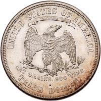 1876-S Trade $1 PCGS Unc Details - 2