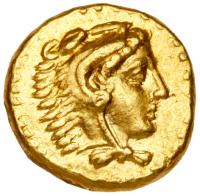 Macedonian Kingdom. Philip II. Gold 1/4 Stater (2.14 g), 359-336 BC