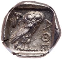 Attica, Athens. Silver Tetradrachm (17.19 g), ca. 454-404 BC - 2