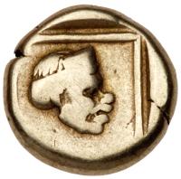 Lesbos, Mytilene. Electrum Hekte (2.42 g), ca. 412-378 BC VF - 2