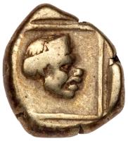 Lesbos, Mytilene. Electrum Hekte (2.54 g), ca. 412-378 BC VF - 2