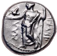 Cilicia, Mallos. Tiribazos. Silver Stater (10.52 g), Satrap of Lydia, 388-380 BC