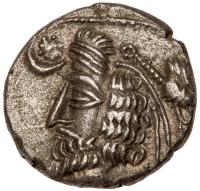 Parthian Kingdom. Phraates IV. Silver Drachm (3.83 g), 38/7-2 BC EF