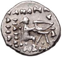 Parthian Kingdom. Pakoros I. Silver Diobol (1.33 g), ca. AD 78-120 EF - 2