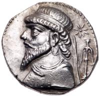 Elymaian Kingdom. Kamnaskires V. Silver Tetradrachm (15.68 g), ca. 54/3-33/2 BC