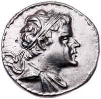 Baktrian Kingdom. Eukratides I. Silver Drachm (4.18 g), ca. 171-145 BC Nearly Mi