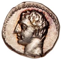 Iberia, Punic issues. Silver 1/4 Shekel (1.84 g), ca. 237-209 BC Superb EF