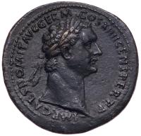 Domitian. Ã Sestertius (23.08 g), AD 81-96 EF