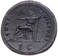 Domitian. Ã Sestertius (23.08 g), AD 81-96 EF - 2