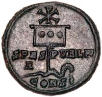 Constantine I. Ã Follis (3.20 g), AD 307/10-337 EF - 2