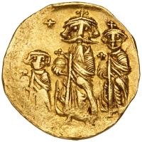 Heraclius. Gold Solidus (4.37 g), 610-641 VF