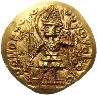 Kushano-Sasanian. Time of Ardashir - Peroz I. Gold Dinar (8.08 g), 255-310 Mint