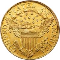 1799 $10 Bust. Sm Obv Stars PCGS AU Details - 2