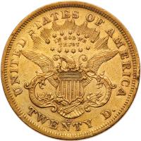 1871-CC $20 Liberty PCGS EF45 - 2