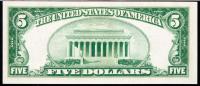 $5 Silver Certificate s/n A14111111A - 2