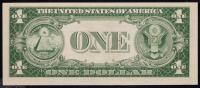 $1 Silver Certificate solid serial #44444444 - 2