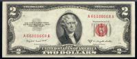 $2 1953B LT Binary Serial Number + Five Star Notes