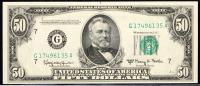 Scarce Ex. Rickey Collection $50 1950E FRNs