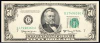 Scarce Ex. Rickey Collection $50 1950E FRNs