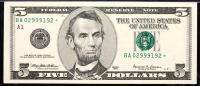 Twenty High Grade $5 1999 FRN Star Notes