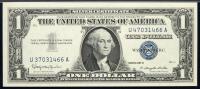 Gem Unc $1 1957B SC Mismatched Serial #