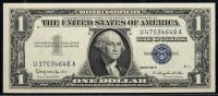 Gem Unc $1 1957B SC Mismatched Serial #